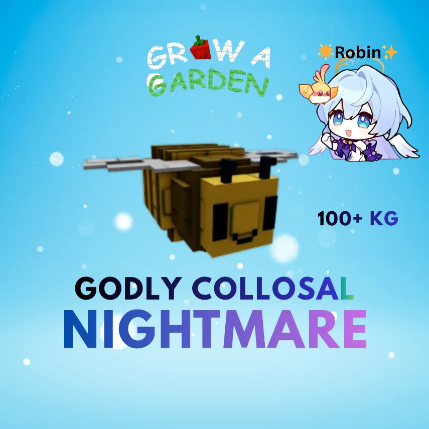 GODLY Collosal Nightmare Bumblebee - 100+KG - Grow a Garden — Account account