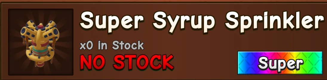 SUPER SYRUP SPRINKLER CHEAPEST FASTEST DELIVERY
