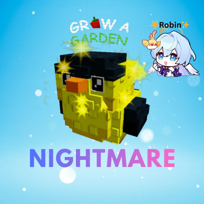 Nightmare Gold Finch - Grow a Garden — Account account