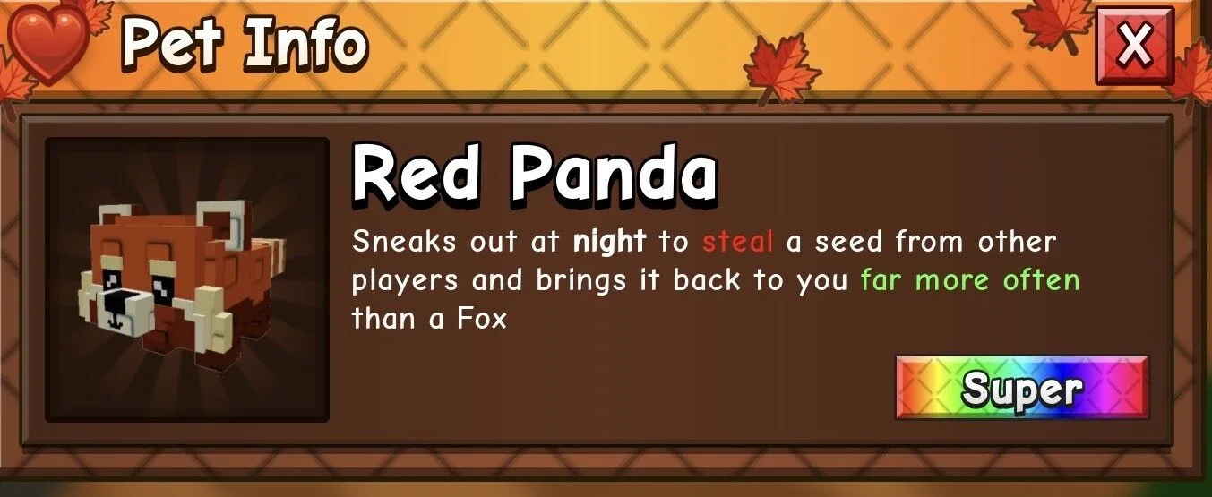red panda (Super)