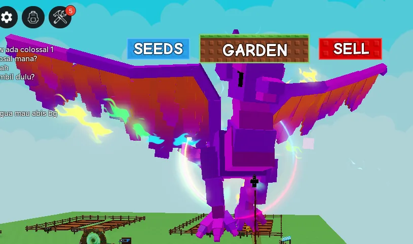 Titanic Mega Rainbow Hatched Phoenix 280kg+ Age 500 Maxed Rarest Double Mutation Pet