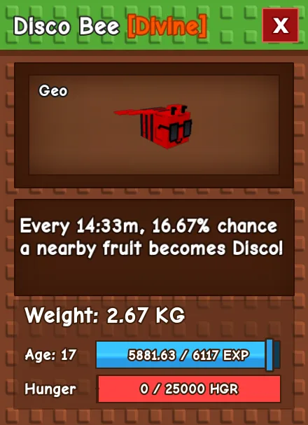 DISCO BEE Grow a Garden
