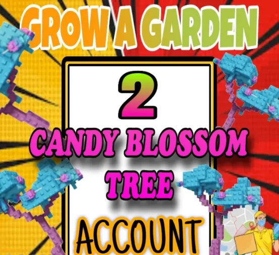 2x OG Candy Blossom Trees with one having a 9T Candy Blossom and 1x Sunflower (one Tree placed and oneTree is a Seed) — Account account