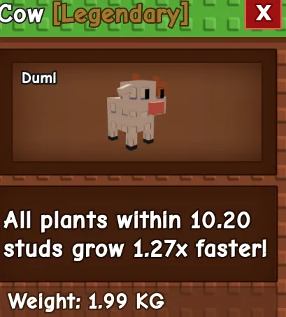Cow Grow a Garden Fast Trade