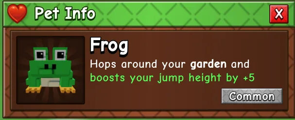 1x Frog Pet Jump Boost +5 FAST DELIVERY — Account account