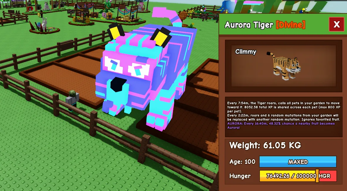 60kg+ Aurora Tiger — Account account