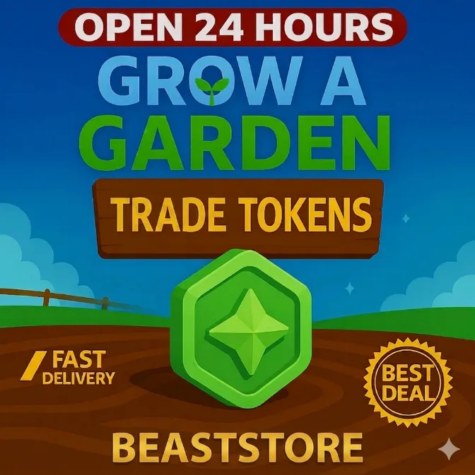 75K TOKEN - 75000 TRADE TOKEN / GROW A GARDEN - GAG