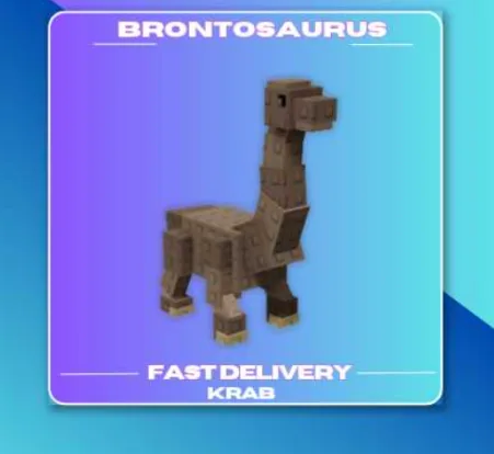 Brontosaurus + free sheckless