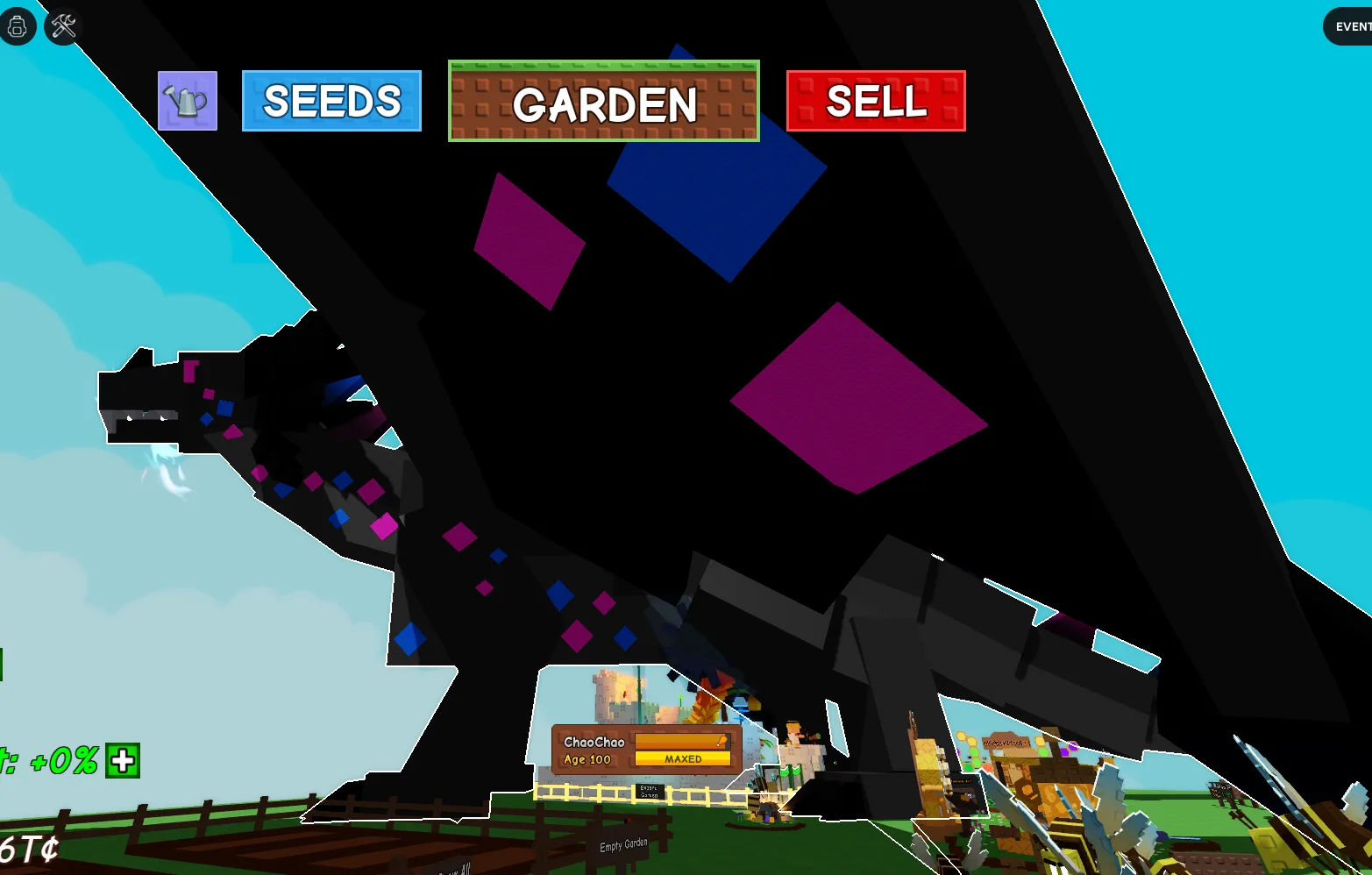 Titanic Huge Black Spotty Dragon 60Kg+ Age 100 Jumbo New Prismatic Pet — Account account