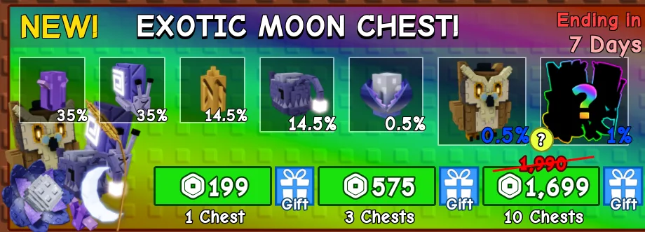 Exotic Moon Chest x1 199R Fast Delivery
