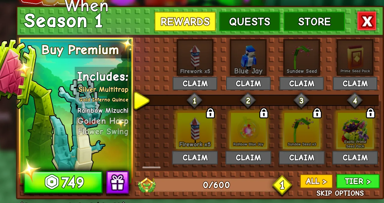 Grow a Garden - SEASON PASS