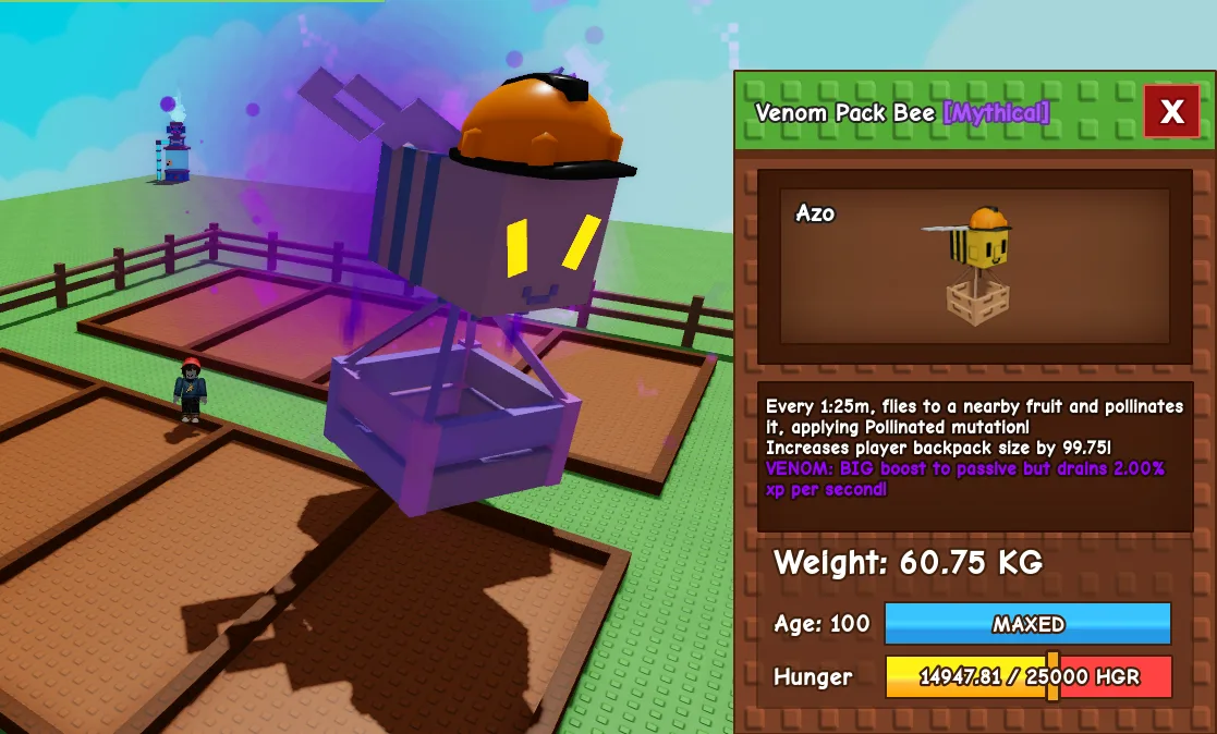 60.75kg+ Venom Pack Bee — Account account