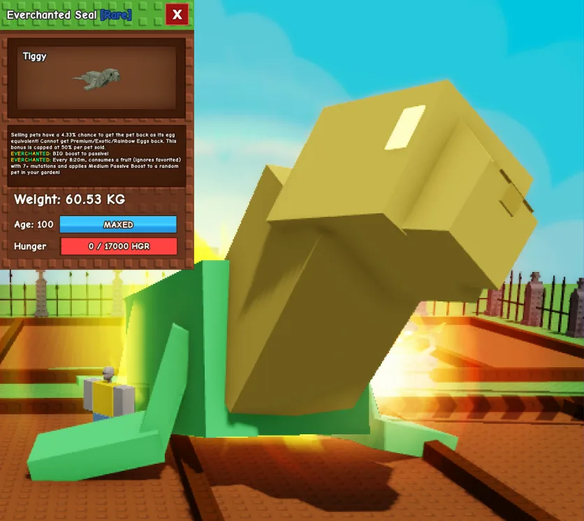 HUGE Everchanted Seal 60Kg+ — Account account