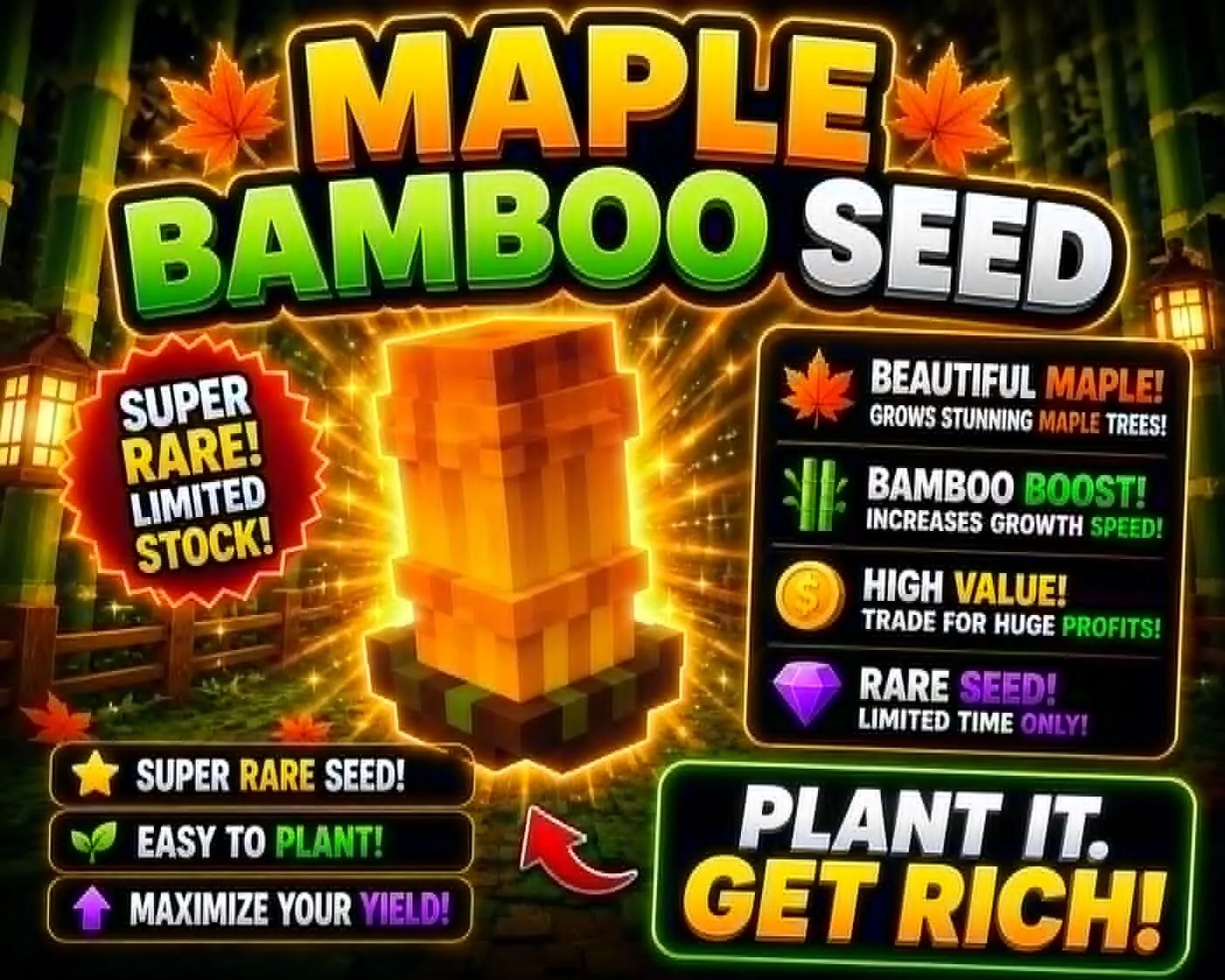 Maple Bamboo Seed (Rare)