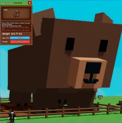 Huge Mega Grizzly Bear 363 kg+