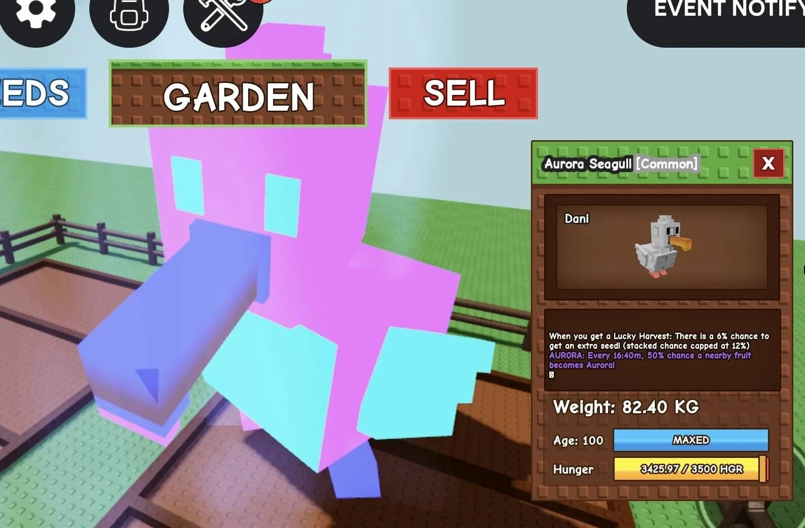 Titanic / Huge AURORA Seagull - 82.40 KG (Age 100) — Account account