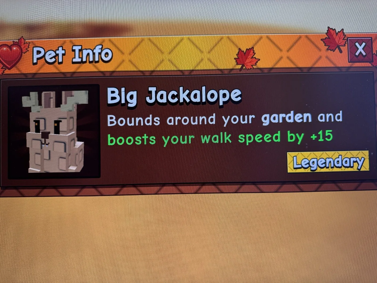 New Cheapest Big Jackalope boosts your Walk Speed by +15 instand Delivery! Cheapest! (Legendary)