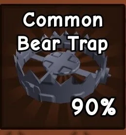 COMMON BEAR TRAP x1 GROW A GARDEN 2 FAST DELIVERY ! CHEAPEST ! (VIA MAILBOX)