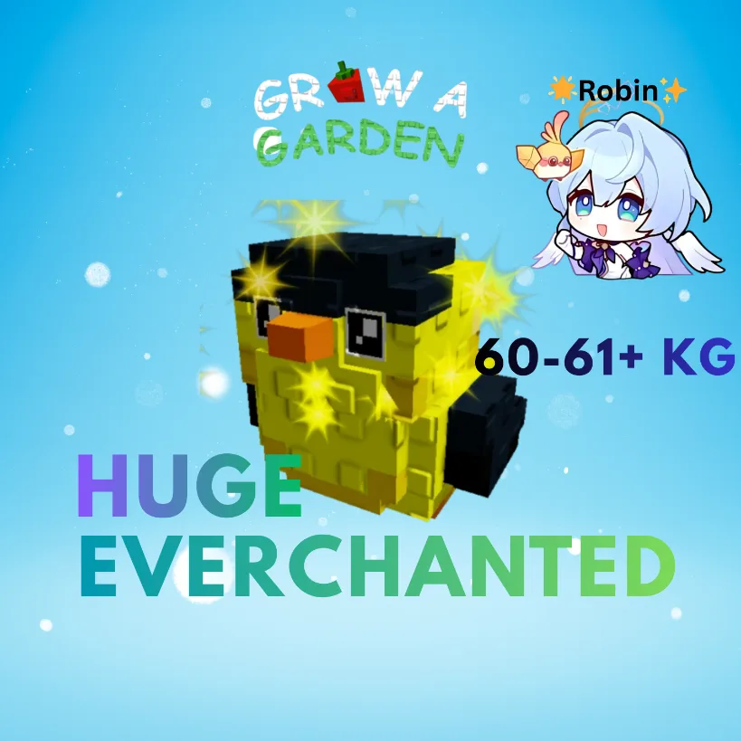 HUGE Everchanted / JUMBO / Nightmare - 60-61+KG - Grow a Garden - Free Mutation Change — Account account
