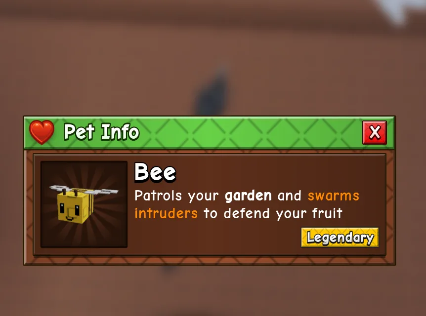 Bee (Legendary) — Account account