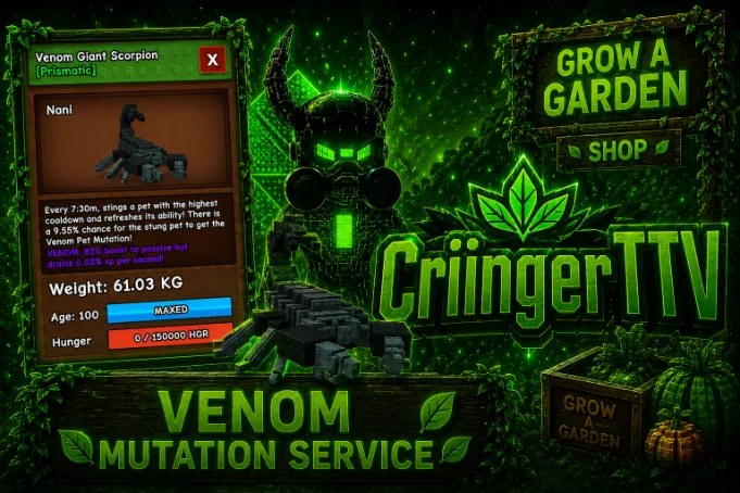 Venom Service : 1 x Venom Mutation / fast and easy !