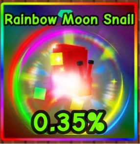 RBH MOON SNAIL (rainbow hatched)