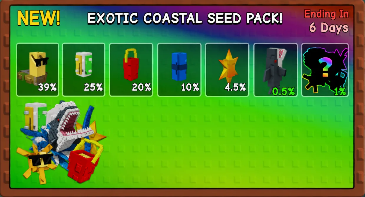 Exotic Coastal Seed Pack x 1 199 R