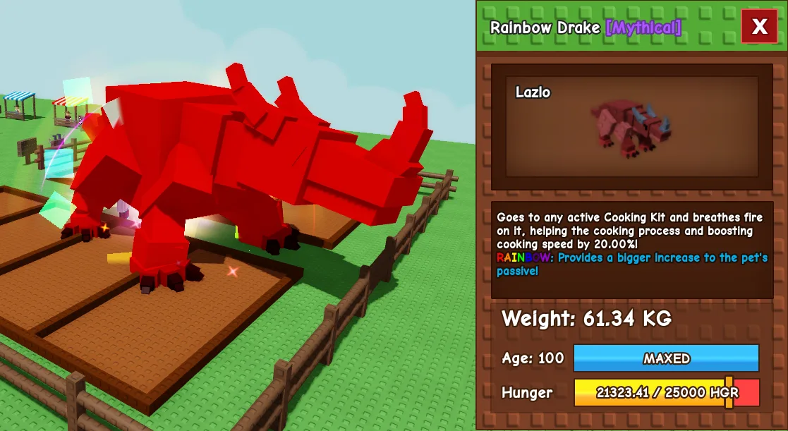 61.34kg Rainbow Drake — Account account