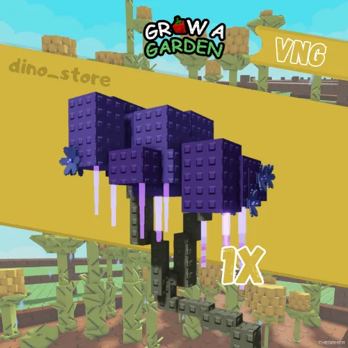 1x moon blossom ( rare ) vng - grow a garden 100 safe - account