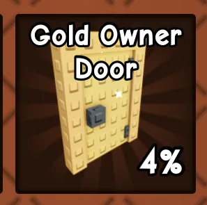 x1 Gold Owner Door