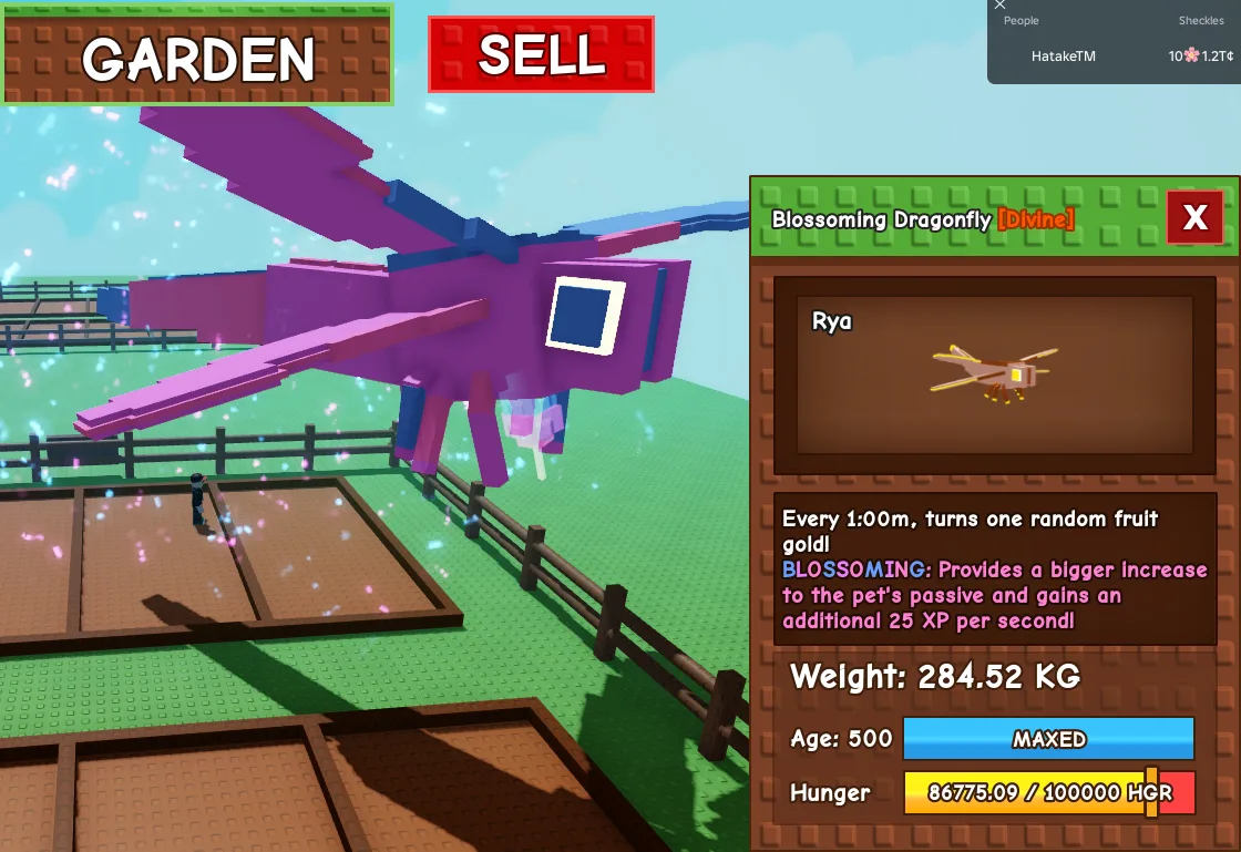 284.52kg Blossoming Dragonfly