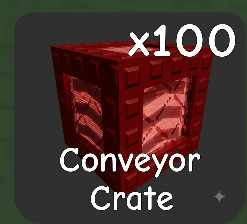 x100 Conveyor Crate