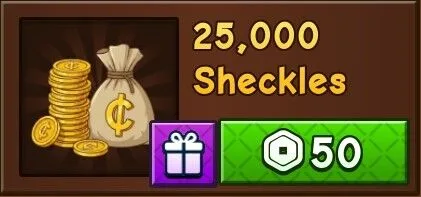 25000 Sheckles
