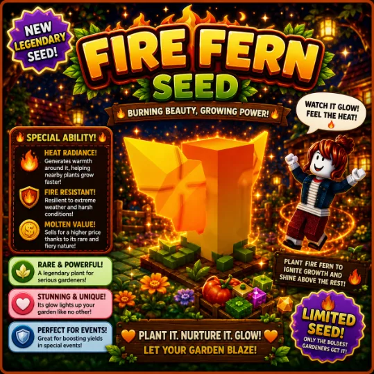 Fire Fern NEW RELEASED SEED!