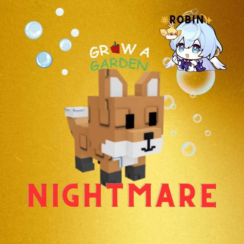 Nightmare Red Fox - Grow a Garden — Account account