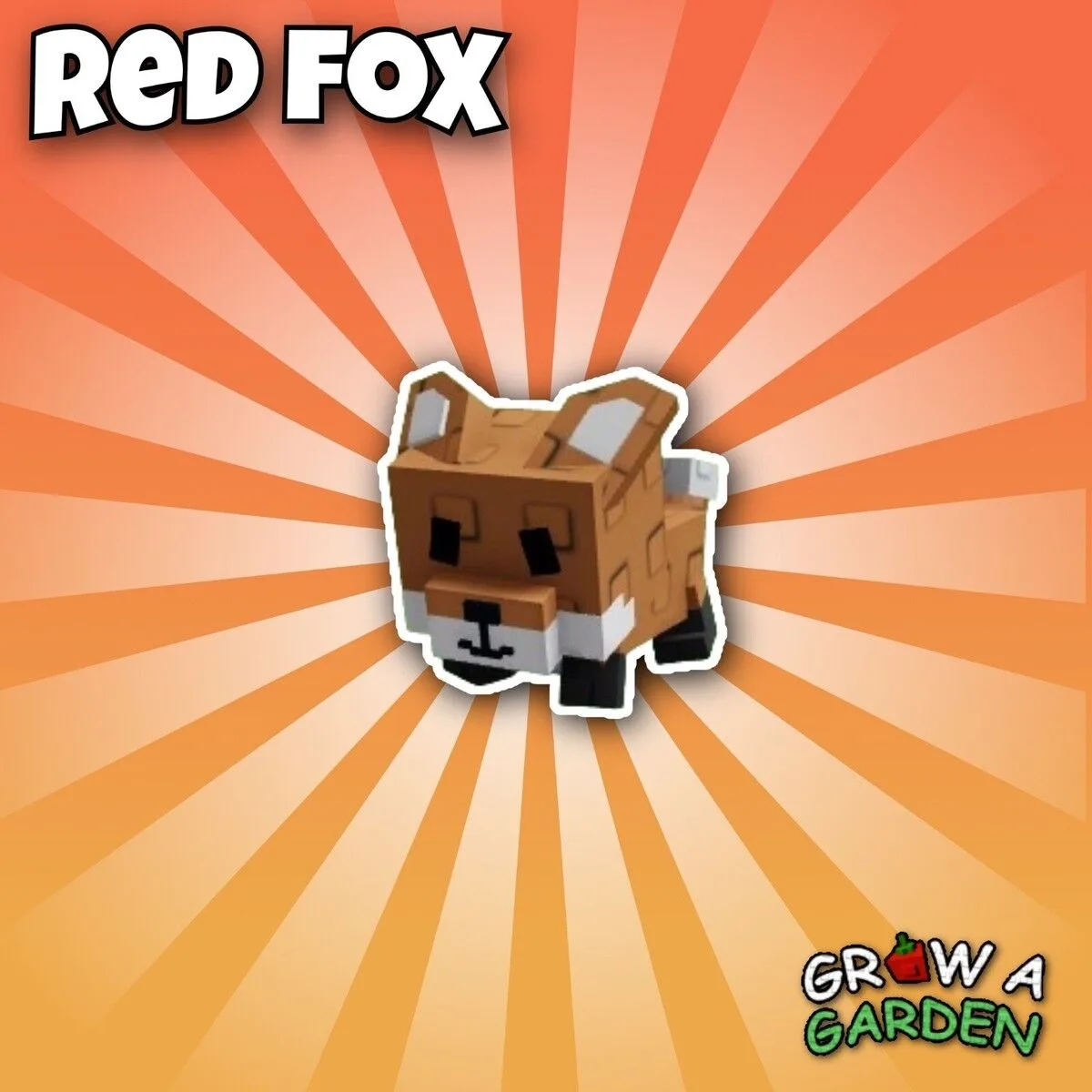 Red Fox GROW A GARDEN INSTANT FAST DELIVERY