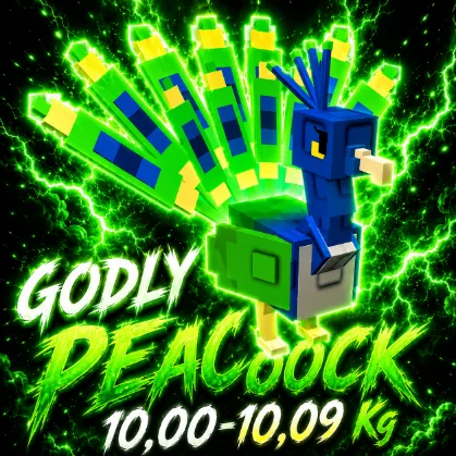 Godly peacock 10,00-10,09 Kg Age 1