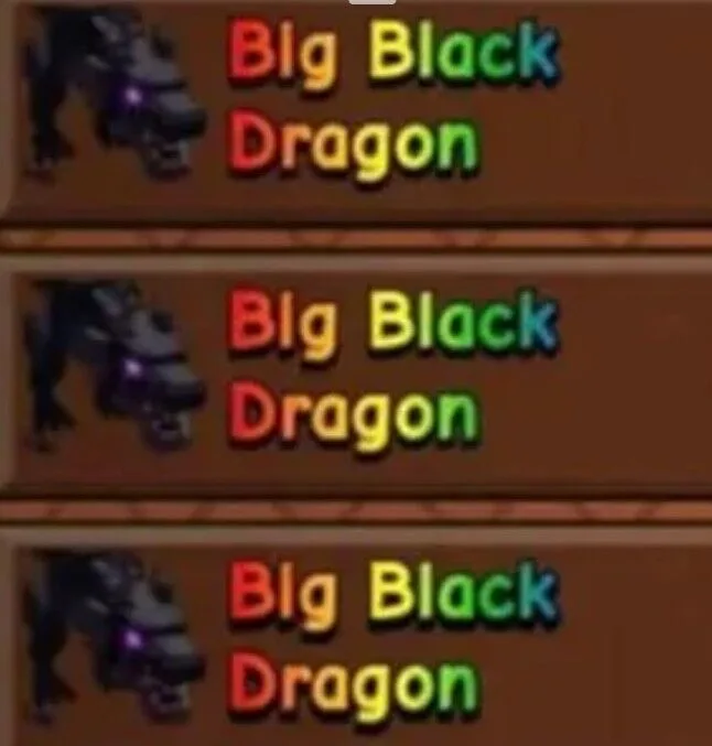 BIG BLACK DRAGON