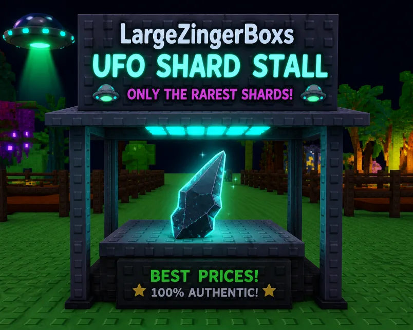 Grow a garden UFO shard — Account account