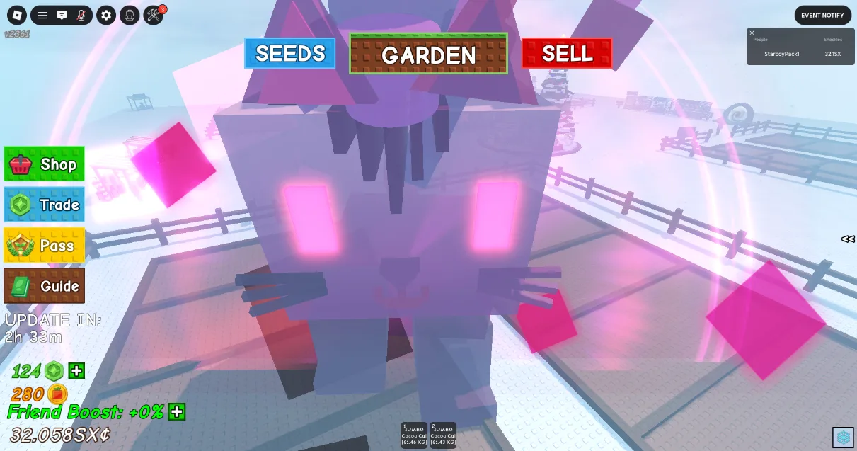 HUGE NIGHTMARE COCOA CAT ! 60+ KG AGE 100 SUPER BIG!! (Actual Pic) Grow a Garden Fast Delivery! (FOR COLLECTORS) — Account account
