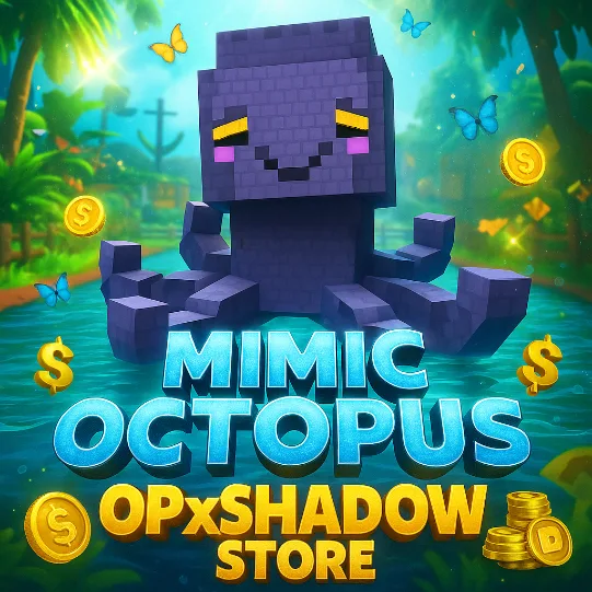 MIMIC OCTOPUS Rare Mimic Octapus Octpus LIMITED NON DUPE Instant Delivery! Mimic octopus Paradise egg purple Mimic rare pet mimic octo Good size — Account account