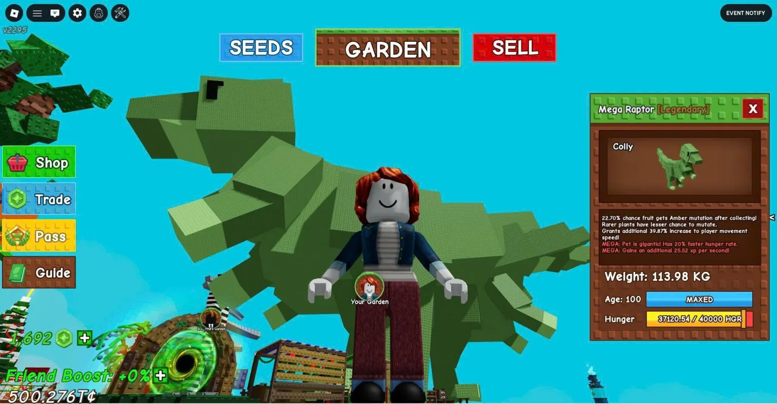Pets - Legendary - Mega RaptorGodly No Toy 113,98kg