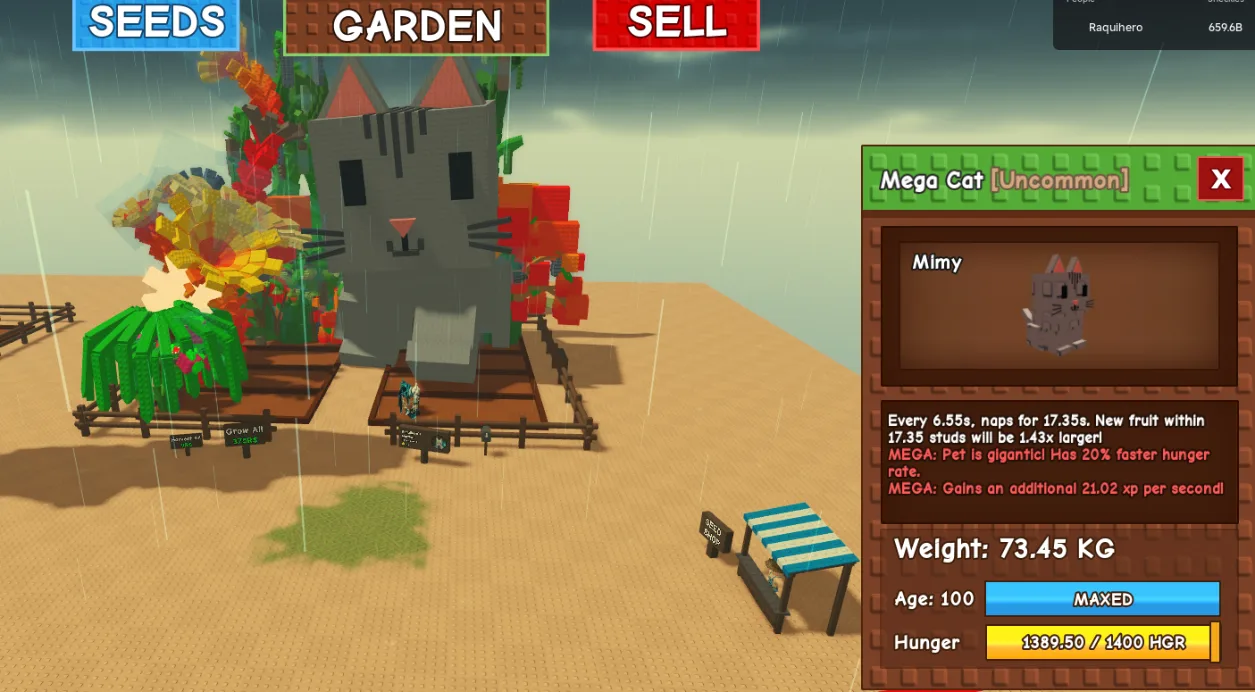 TITANIC HUGE GIANT MEGA CAT (MEGA MUTATION) 73.45KG 100AGE // CLEAN // CHEAP // RUSH // RARE