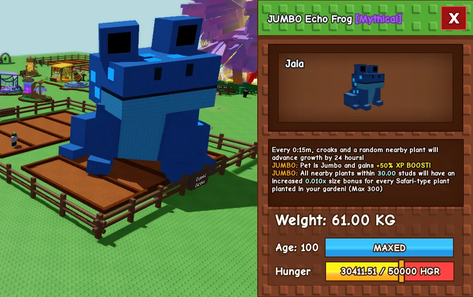 60kg+ Age 100 JUMBO Echo Frog