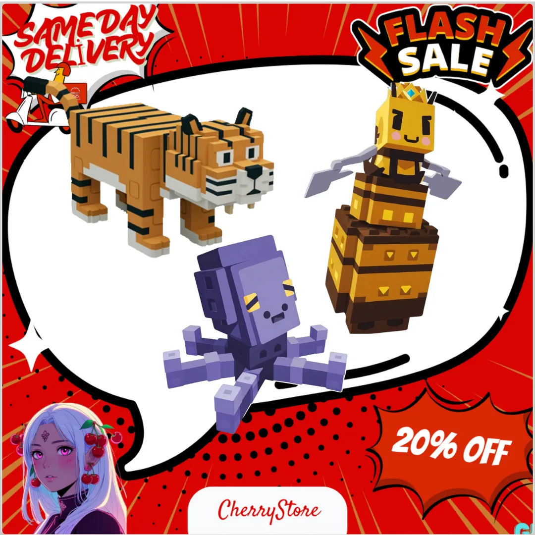 Tiger + Queen Bee + Mimic Octupus (Fast Delivery in 2 5 minutes ) BUY NOW!