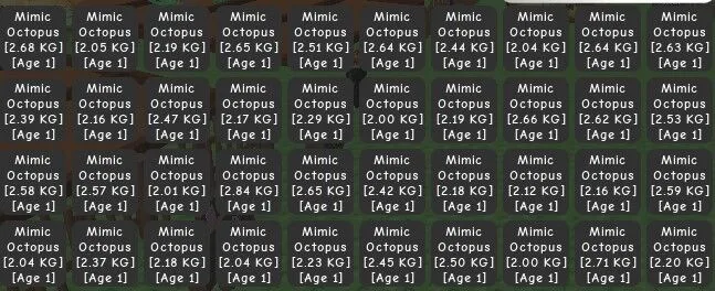 1 Pack 60x Mimic Octopus Good Size