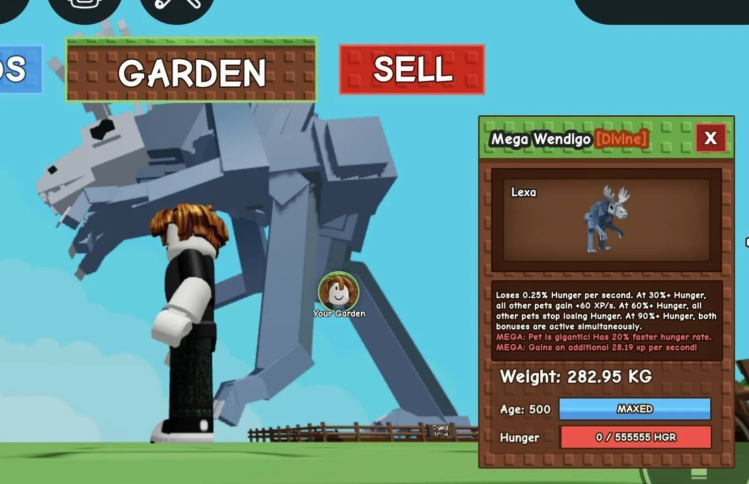 Huge MEGA Wendigo - 282.95 KG (Age 500)