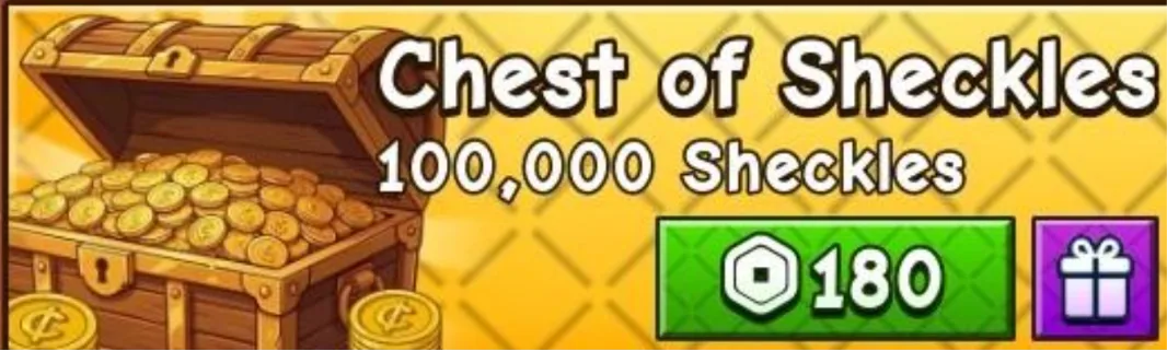 100K COIN SHECKLES GROW A GARDEN 2 — Account account