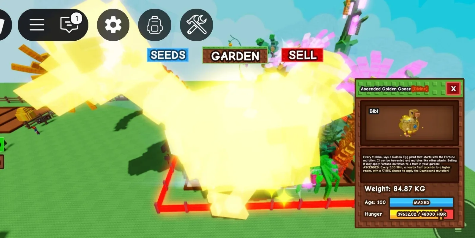 Titanic / Huge ASCENDED Golden Goose - 84.87 KG (Age 100)