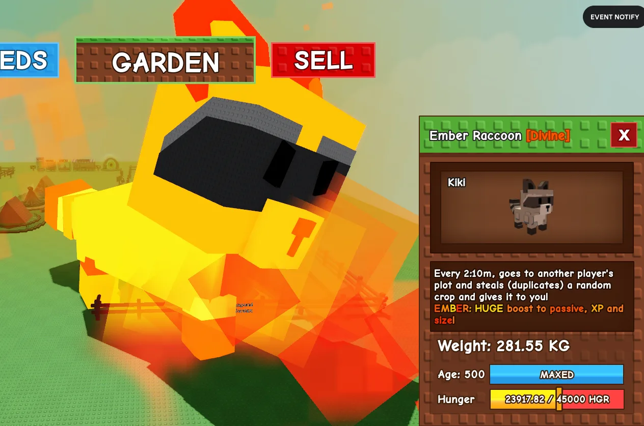 282.54kg+ Ember Raccoon